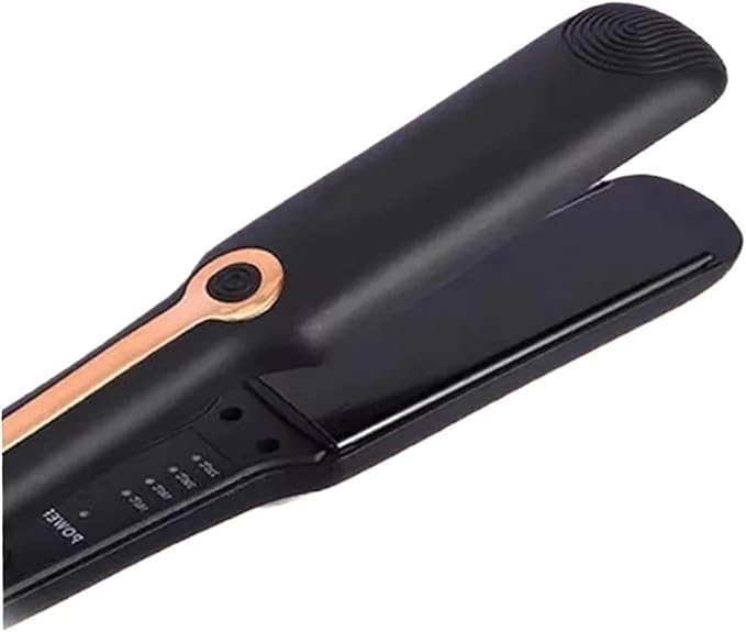 Straightening Wand Professional Flat Iorn Straightener and Curler High Heat Irons Home Salon Hair Styler Tools Straightener(PinkEU)