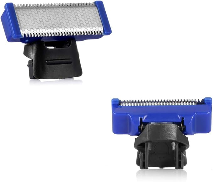 INVODA 6PCS Shaver Replacement Heads Compatible with Micro Touches Solo Trimmer Bundle with 1 Shaver EVA Storage Case