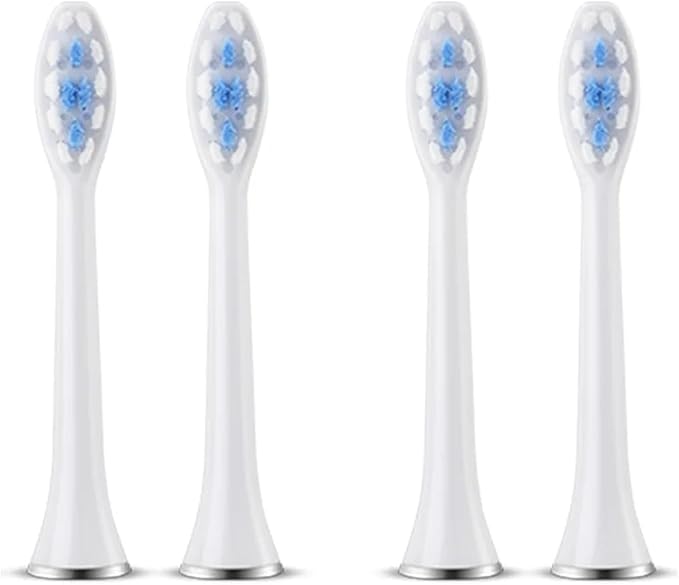 Compatible for S7 Brush Heads Super Sonic Electric Toothbrush Accessories Replacement(4 Black Brush Head)