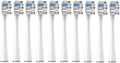 10PCS Replacement Brush Heads Compatible for Y1S/Y4/U1/U2/U3/P1/P4 Soft Toothbrush Clean Nozzles(10PureGray)