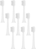 Replacement Toothbrush Heads Compatible for T200/T200C(White gray-9pcs)