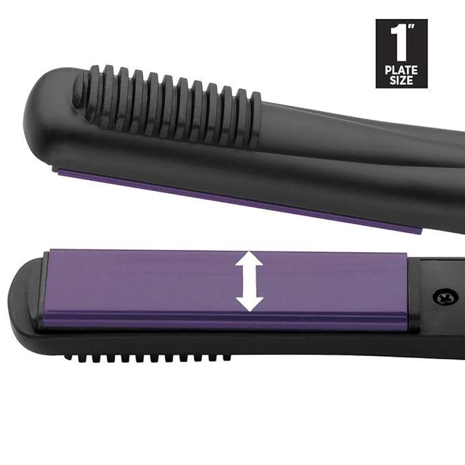 HOT TOOLS Professional Ceramic + Tourmaline Lightweight Flat Iron 1 Inch