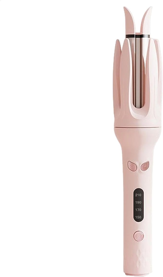 Rotating Barrel Curling Wand - Hair Curling Iron with Anti Scald Features Hair Curler Wand | Automatic Curling Tool with 4 Temperature Levels Perfect for Achieving Stunning Curls and Waves with Ease