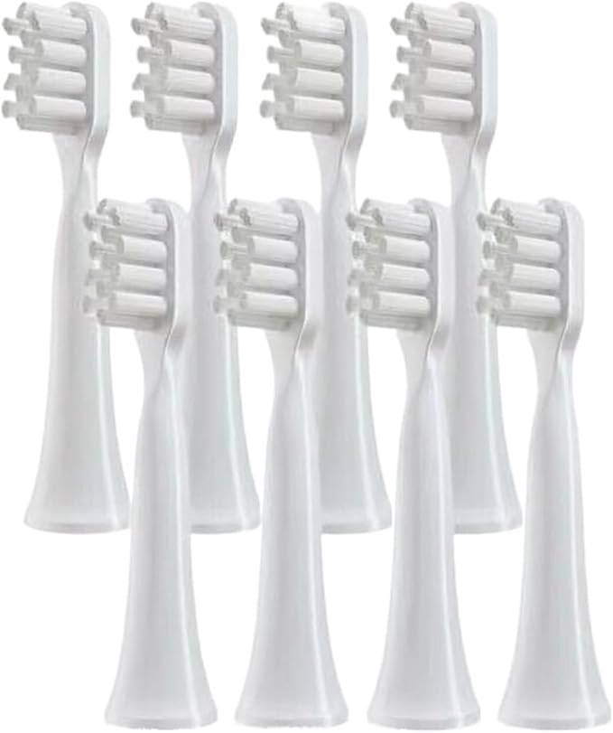 8pcsCompatible for XIAOMIMIJIA T100 Replacement Brush Heads Sonic Electric Toothbrush