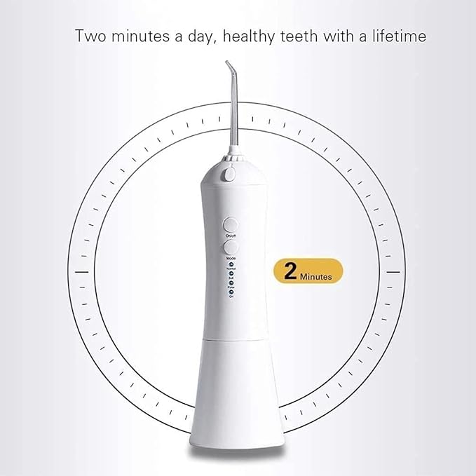 Water Flosser - Cordless Dental Irrigator Pick - Adult Oral Care Floss Kit - Gingivitis Treatment Orthodontic Jet Braces Bad Breath (Color : A)