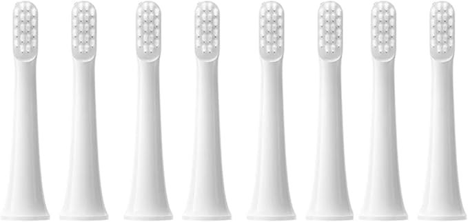 8PCS for T100 Replacement Brush Heads Electric Toothbrush(8White)
