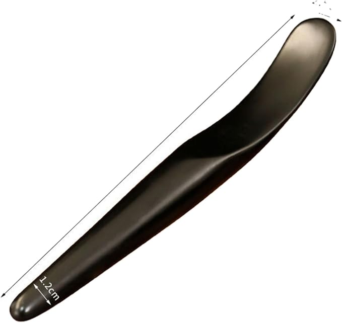泗滨正宗砭石 Neck and Back Massager 颈椎刮眼部面部肩颈部全身通用拨筋棒 Gua Sha Scraping Massage Facial Tools Kit棒刮痧板 Gua Sha Facial Tools for Face &amp Body HomeOffice Body Electric Massagers