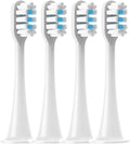 4 Pcs/Pack Toothbrush Replacement HeadsCompatibility for MIJIA T300/T500/T700 Soft Bristle Nozzle Deep Clean Tooth Brush Head