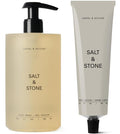 Salt &amp Stone Hydrating Gel Body Wash + Body Lotion | Santal &amp Vetiver