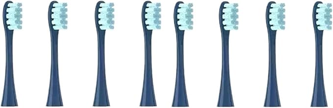 Replacement Brush Heads Compatible for X/X PRO/Air 2 /SE / Z1/ F1/ Deep Cleaning Nozzles Sonic Soft Vacuum Bristle(8pcs Dark Blue)