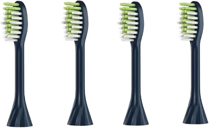 6/12pcs Compatible for Suitable for One Series Electric Toothbrush Heads HY1100 HY1200 Compatible with Replacement Tooth Brush Bristles(DEEP Blue)