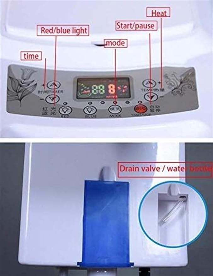 950w Professional Floor Hair Steamer for Hair Dyeing Hair Hood Steamer Hair Dryer with Heat Timer with Hood Rolling Base Salon Barber Beauty 60 Minutes Time Setting