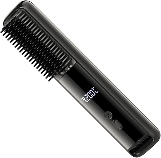 Cordless Hair Straightener Rechargeable Styling Tool Compact Portable Smoothing Device Ceramic Plate Cordless Flat Iron Travel Ready Styling Accessory Salon and Home Hair Care Solution