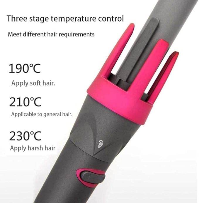Portable 3 in 1 Ceramic Tourmaline Curling Iron for Curly Hair