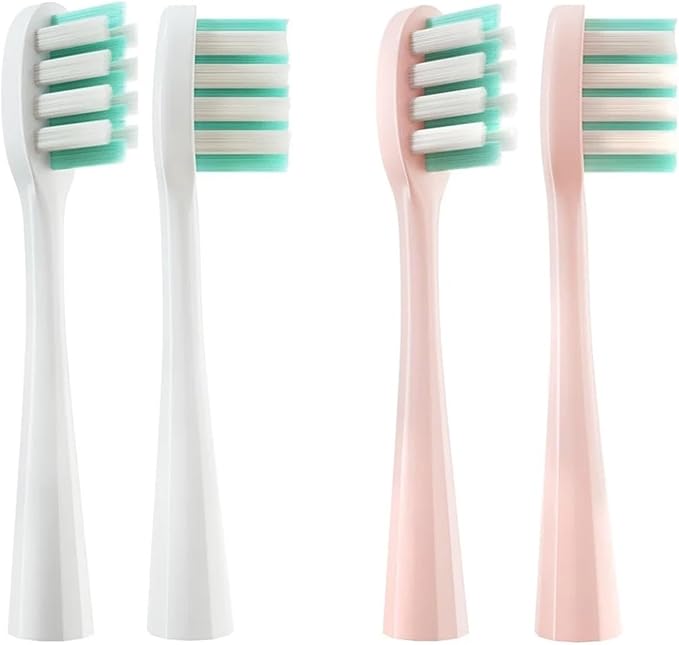 Replacement Toothbrush Heads Compatible for Y1/Y1S/Y1pro/Y3/Y4/Y5/P1/P3/P4/P5/P10/U1/U2/U3/U4/U2S/U3S/F2/F1 Series(16white)