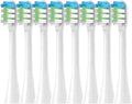 12 Pieces Toothbrush Heads SuitableCompatible for Apiyoo P7 Y8 SUP 【12pcs P7/T9/T10 Rechargeable Sonic Electric