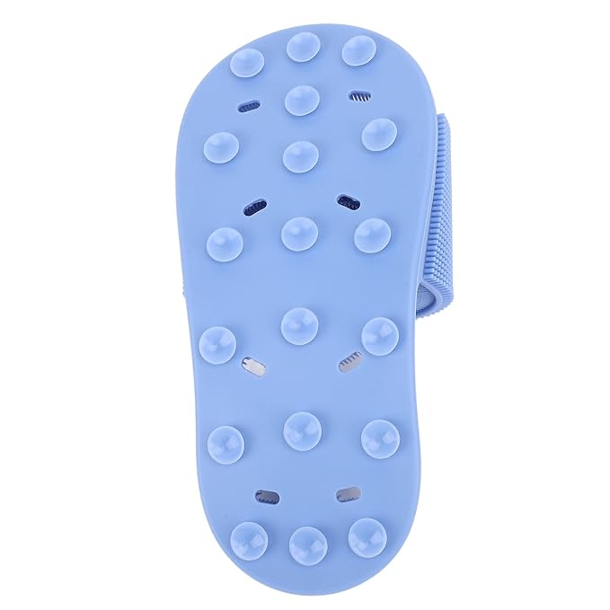 Silicone Foot Scrubber Slippers 360 Degree Shower Cleaner with Suction Cup for Feet Cleaning Shower Foot Scrubber Foot Scrubber Slippers Non Slip Shower Foot Scrubber Shower Foot