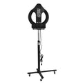 Floor Orbiting Circle Ring Infrared Hair Processor Accelerator Adjustable Standing with Rolling Base