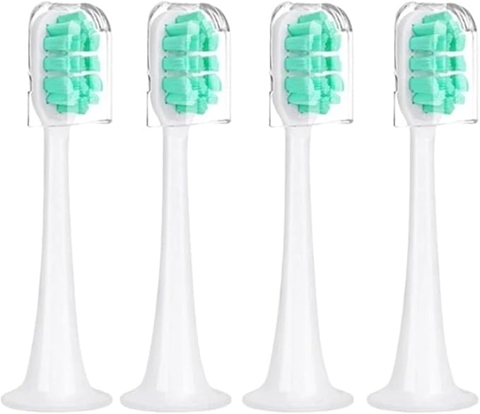 8pcs Replacement Brush HeadsCompatible for Xiaomi Mijia T300 T301 T500 Sonic Electric Toothbrush Head Dupont Soft Bristle(1)