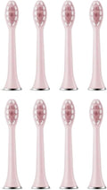 8pcs Replacement Toothbrush Heads Compatible for Revyline RL010 Accessories Nozzles Bristles(8PCS Pink)