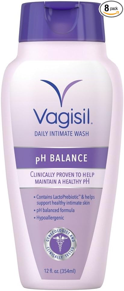 Vagisil Feminine Wash pH Balanced Light &amp Fresh 12 oz (Pack of 8)