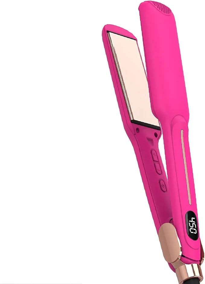 Straighteners and Curler Hair Straighteners &amp Curlers in One with 140℃- 220℃ Adjustable Temperature Straightener with Ceramic Thin Floating Plate LCD Display