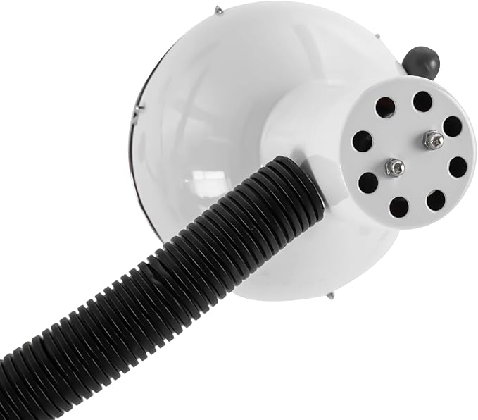 5 Head Infrared Heat Lamp750W Salon Heat Lamp Headed Lamp with 104-176℉ Temperature ControlHeight Adjust Styling Perming Dryer with 4 WheelsWhite Hairdressing Heater for Barber ShopsBeauty Salons