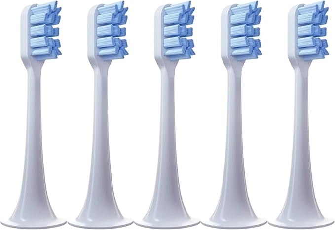 5/8/10PCS Replacement Toothbrush HeadsCompatible for Xiaomi T300 T500 Sonic Electric Teeth Brush Soft Teethbrush Nozzles(5 Blue)