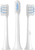 Compatible for 3/6 Pieces of T302 ultrasonic Toothbrush Heads - Replacement Parts Oral Hygiene Products(3pcs White)