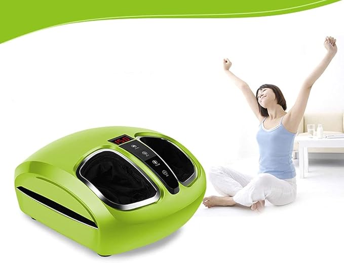 Foot Massager with Heat Electric Shiatsu Foot Massager with Deep Rolling Kneading Massage Air Compression Relieve Foot Pain from Plantar Fasciitis Suitable for Home &amp Office