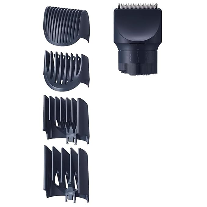 Replacement MultiShape Electric Trimmer Blade And Comb for Panasonic ER-ACKN2-HB for Beard Hair and BodyCutting Lengths and Advanced Blade Waterproof Wet Dry Clipper for Men(5pcs)