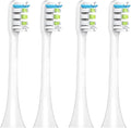 Artemisia Replaceable Toothbrush Head Compatible with Xiaomi Soocas X5 X3 X3U SOOCARE Electric Toothbrush Soft Dupont Bristle Replacement Head 4/10pcs (Color : 4 White)