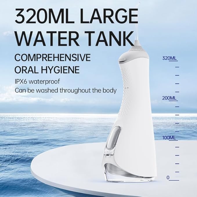 JUSIIUE Water Dental Flosser for Teeth Portable Cordless Oral Irrigator