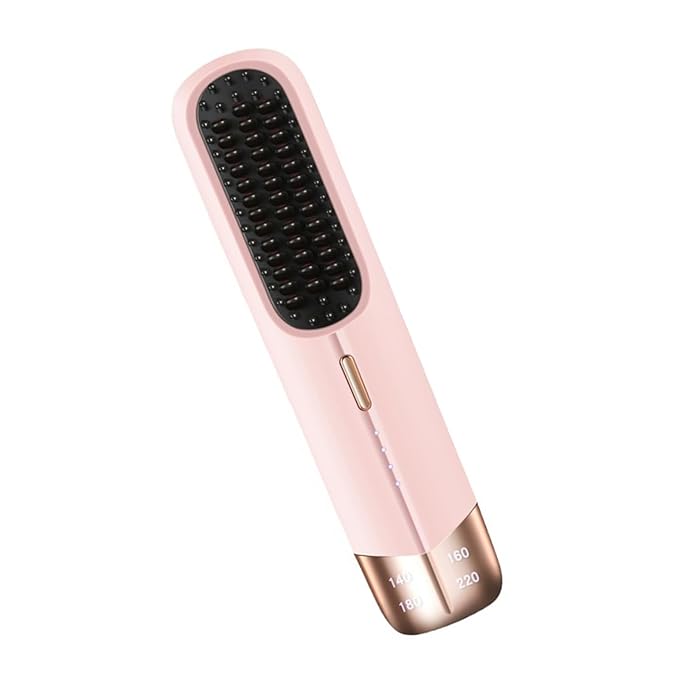 Hair Straightening Brush Styling Tool Hair Straightener Brush Convenient Electric Hot Comb Hair Straighteners