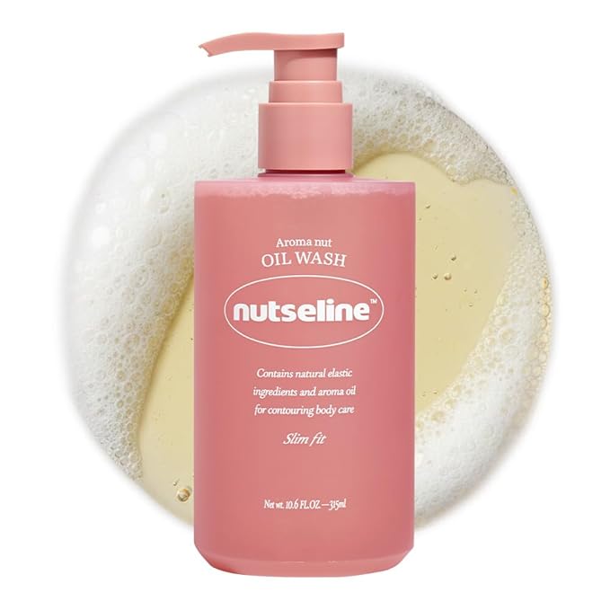 Aroma Nut Slim Fit Oil Wash-Korean Skin Care for Body Contouring Cellulite Reduction and Moisturizing Dry Skin contains a blend of 11 essential aroma oils(315ml / 10.6 fl oz.)
