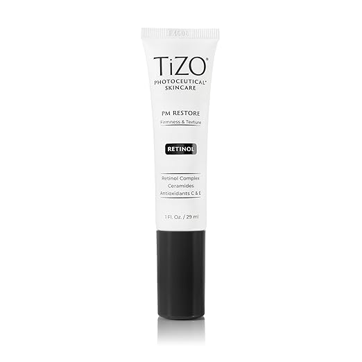 TIZO Photoceutical PM Restore 1 Ounce (Pack of 1) for All Skin Types - Reduces Fine Lines and Wrinkles