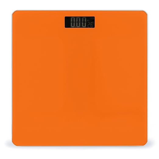 Women's Digital Bathroom Weighing Scale Automatic Switch Energy Saving Scale Smart Scale for Body Weight Compatible with Orange
