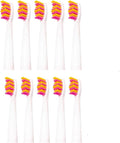 Brush Head Electric Toothbrush Heads ReplaceableCompatible for SG-507B/908/909/917/610/659/719/910/575/551/548(10pcs Pink)