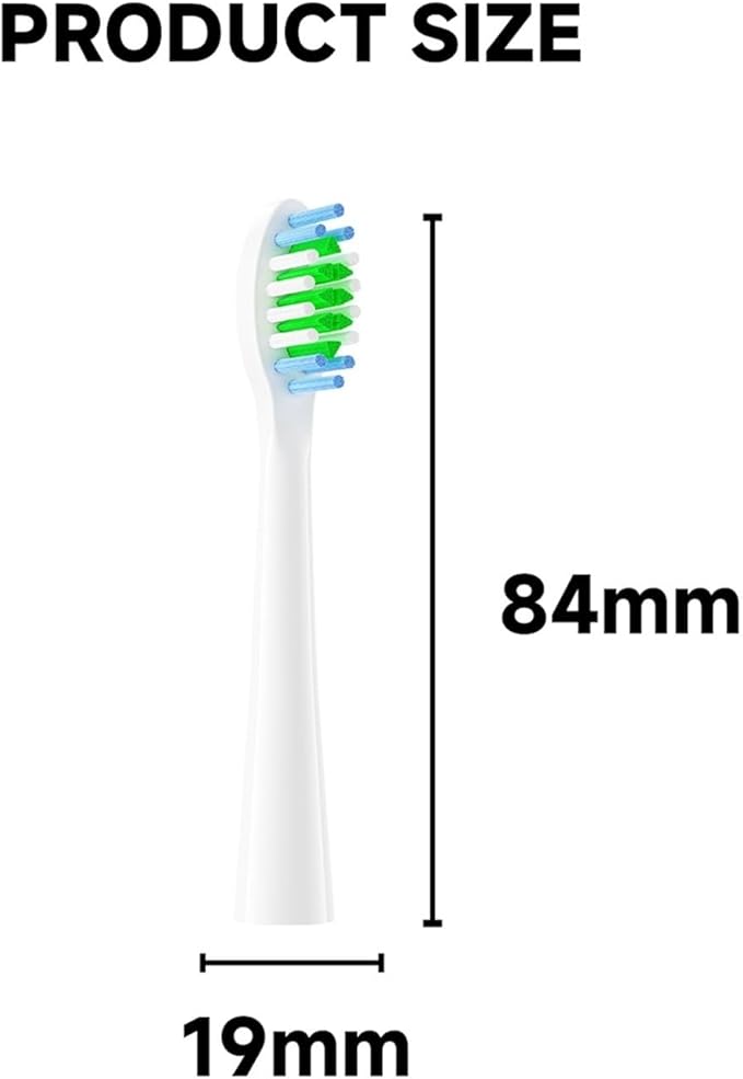Replacement Brush Heads Compatible for SU50 Electric Toothbrush Head(16PcsPack)