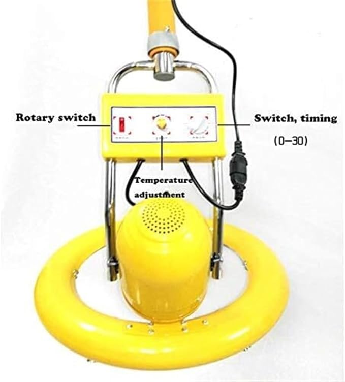 Wall Mount Professional Orbiting Hair Dryer Salon Heater Color Processor &amp Accelerator with Adjustable Timer Temperature