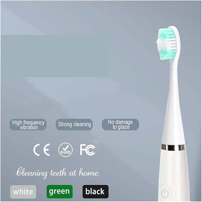 3 Pcs Replacement Brush Heads Electric Toothbrush Head Compatible for Brand Teeth Cleaner Bristle Refill(Gray)