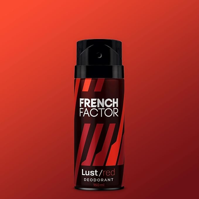 VIVA Deodorant Body Spray For Men|Lust Red and Fugo Black (150ml Pack of 2)