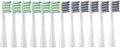 4/12PCSCompatible for Oclean Toothbrush Head for X/X Pro/Z1/F1/One/Air 2/SE Electric Sonic(12PCS-White-Gray)