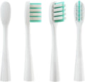 4 Pcs/Pack Replacement Brush Heads Compatible for Toothbrush Head Deep Clean Type/Soft Bristle(Soft Bristle White)