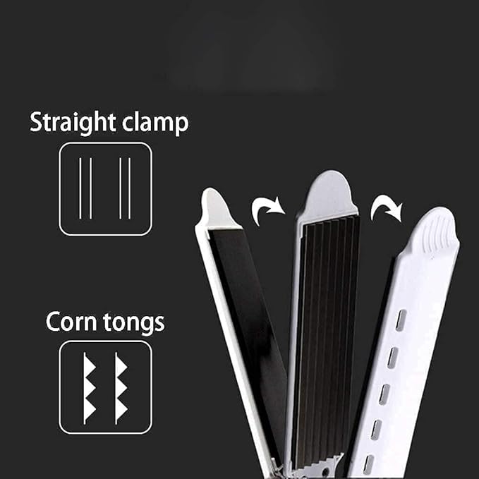 Curling Iron 200-450℉ Temperature Adjustable Ceramic Wave Curling Iron Straighten Curly Hair-red for Hair Styling Hair Straightners Curling Irons Hair