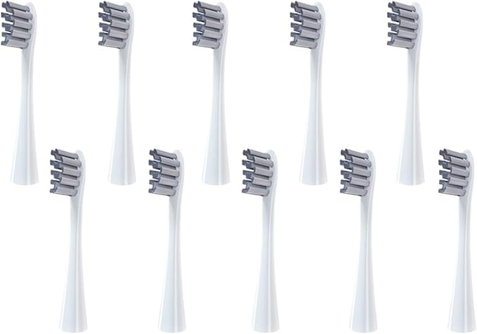 Brush Head ReplacementCompatible for Oclean Electric Toothbrush Soft Bristle X/X PRO/ Z1 Brushes Replaceable Fit(10 Grey)