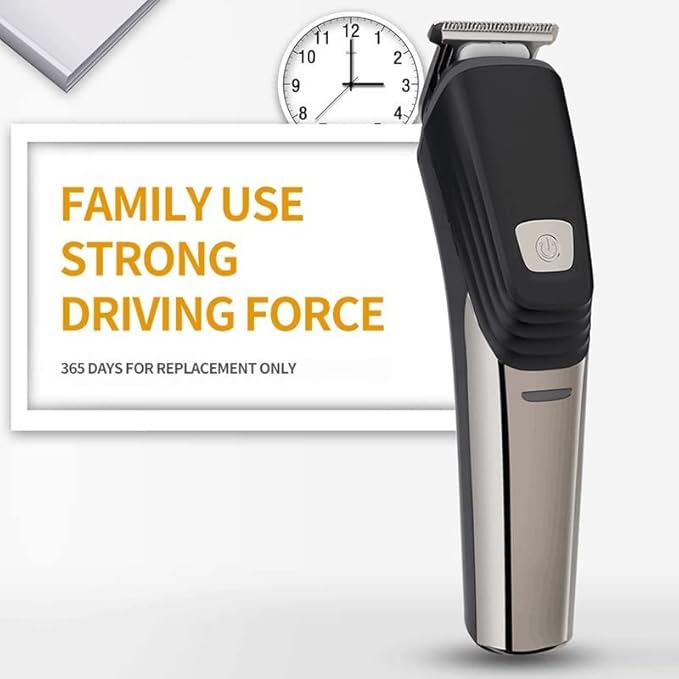 Hair ClippersBeard Trimmer for Men 6 in 1 Electric Hair Clipper Multifunctional Hairdresser Hair Nose Trimmer Set Waterproof Family Haircut Beard Shaver