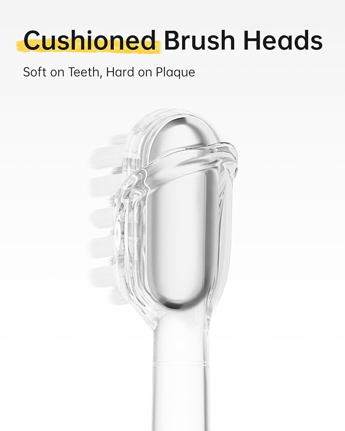 Laifen Wave Special Electric Toothbrush New 2025 Version Oscillation &amp Vibration Sonic Electric Toothbrush for Adults with App 2 Brush Heads IP68 Waterproof Travel Powered Toothbrush (Matte Yel