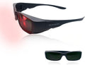 Mito Red PRO Red Light Therapy Glasses with Dark &amp Extra Dark Lenses Eye Protection for Red Light (600nm-900nm) Goggles