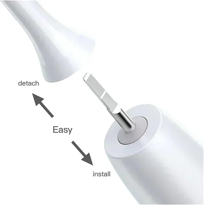 Replacement Parts Compatible for The X/X PRO/Z1/F1 Type Electric Toothbrush Heads - 4 Sets of Kits(4Black)